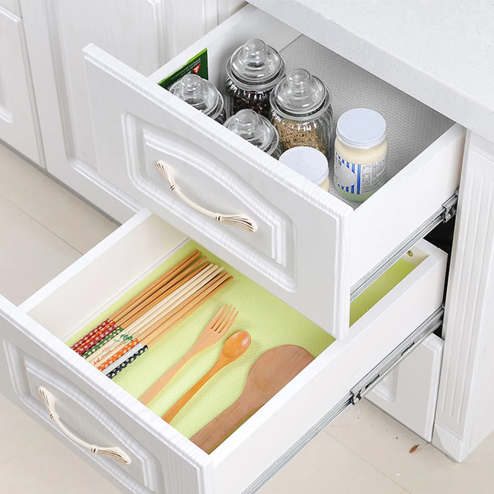 

16 Pcs Ice Placemat Liners for Kitchen Cabinets Cupboard Refrigerator Fridge Shelf Shelves