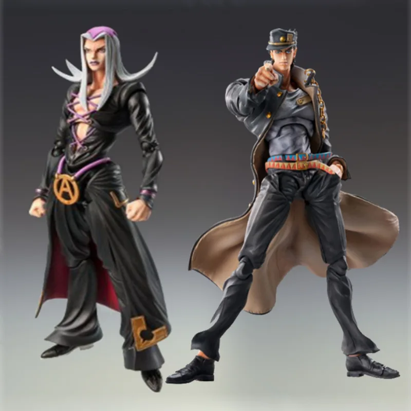 JOJO's Bizarre Adventure Bruno Apache Jotaro Kujo Diavolo Movable Doll Model Ornament Boy Toy Collection Gift