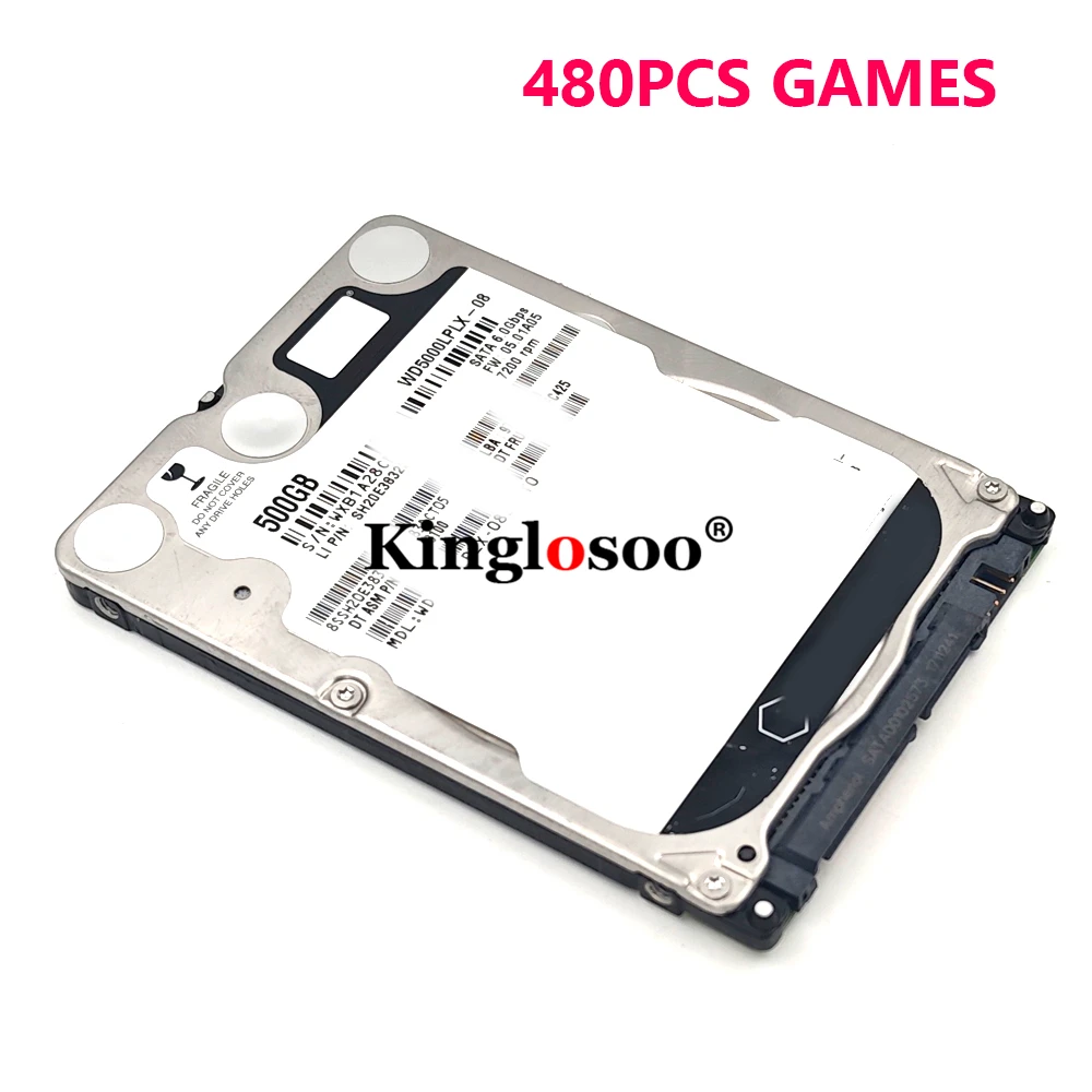 

Игровой жесткий диск SATA для ретро-игр, для консоли SEGA Dreamcast DC, HDD для игр, 500 ГБ