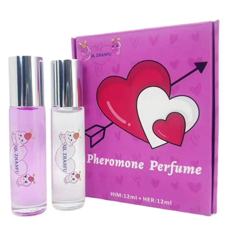 2Pcs Roll On Perfume Sexy Perfume Set For Men And Women Sexy Roller Pheromone Fragrance Intimate Partner Erotic Perfume Spray