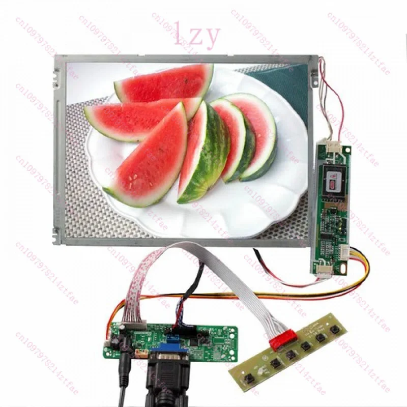95% جديد 10.4 "640X480 LQ104V1LG92 TFT شاشة LCD ولوحة تحكم VGA RT2270C-806