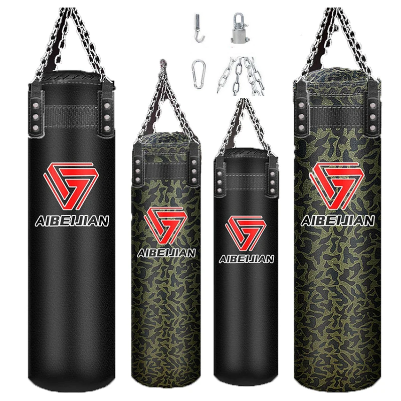 Durable Punching Boxing Bags for Adults, Upgrade Hook, Taekwondo, Sanda, Boxing Training, MMA, Muay Thai, 180 cm, 160cm, 140cm