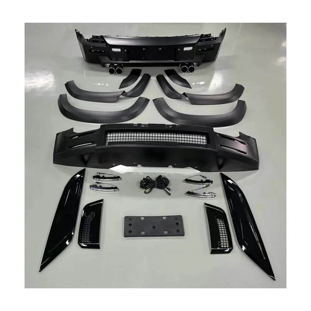 

Car body kit for Land Rover Defender 2020-2023 to Lunma including front and rear bumper assembly with grille