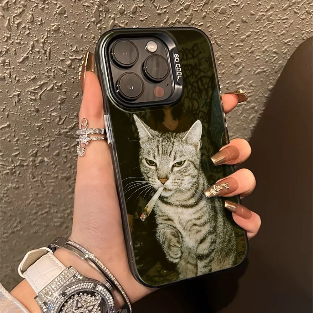 Fashion Kitten Smoking Pattern - Phone Cases Xiaomi 15 recension och pris