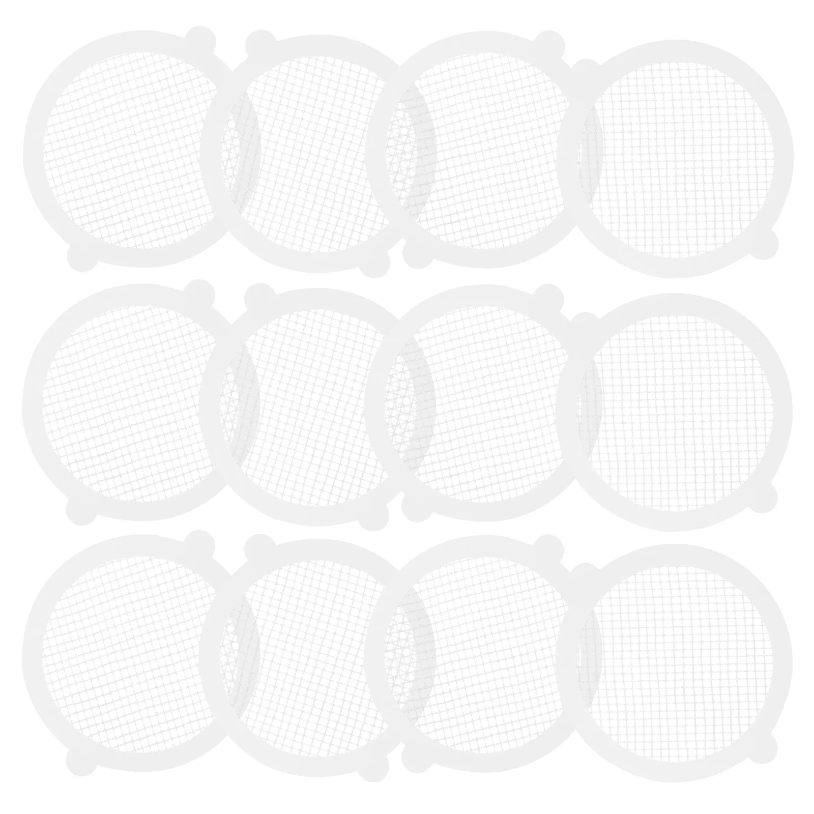 30 قطعة من الألياف الزجاجية الفاخرة لتصريف الشعر، ملصقات فلتر المجاري المضادة للحجب لحوض المطبخ والحمام