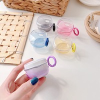 Transparent Gradient Colorful Earphone Case For Baseus WM01 TWS Wireless Earphone Cover For Baseus WM02 Headset Soft TPU Box