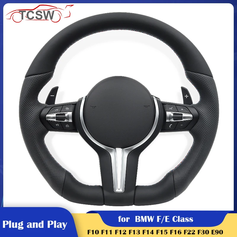 

Car Steering Wheel for BMW M5 M6 M8 F07 F10 F11 F12 F18 F20 F06 F12 F13 F01 F02 F03 F30 F90 F91 F92 F93 E53 E89 E84 E90 E91 E92