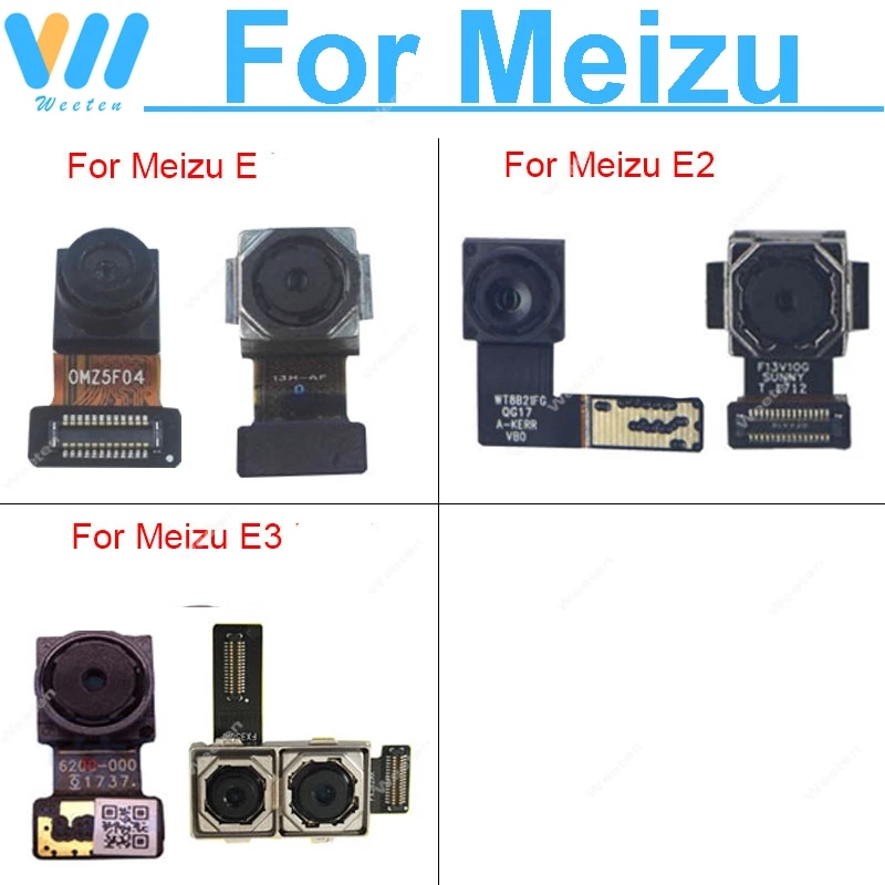 

Front & Rear Main Camera For Meizu meilan E E2 E3 Facing Small Front Back Main Big Camera Flex Ribbon Cable Replacement Repair