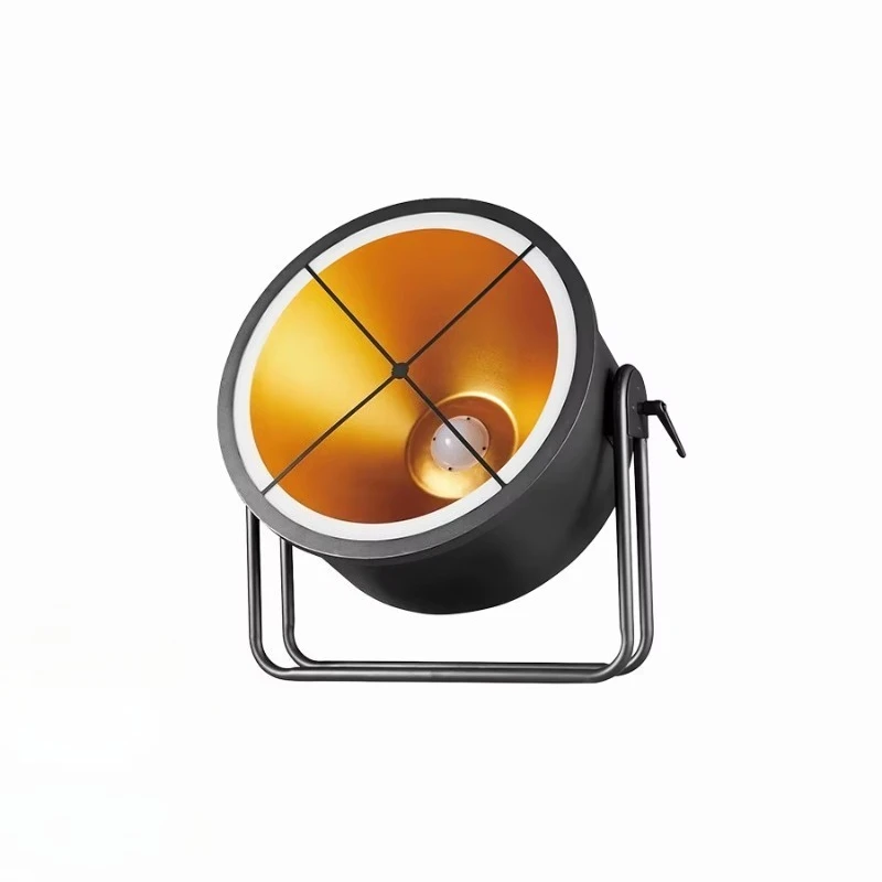 Vintage stage background effect light rings for outdoor events and concerts
