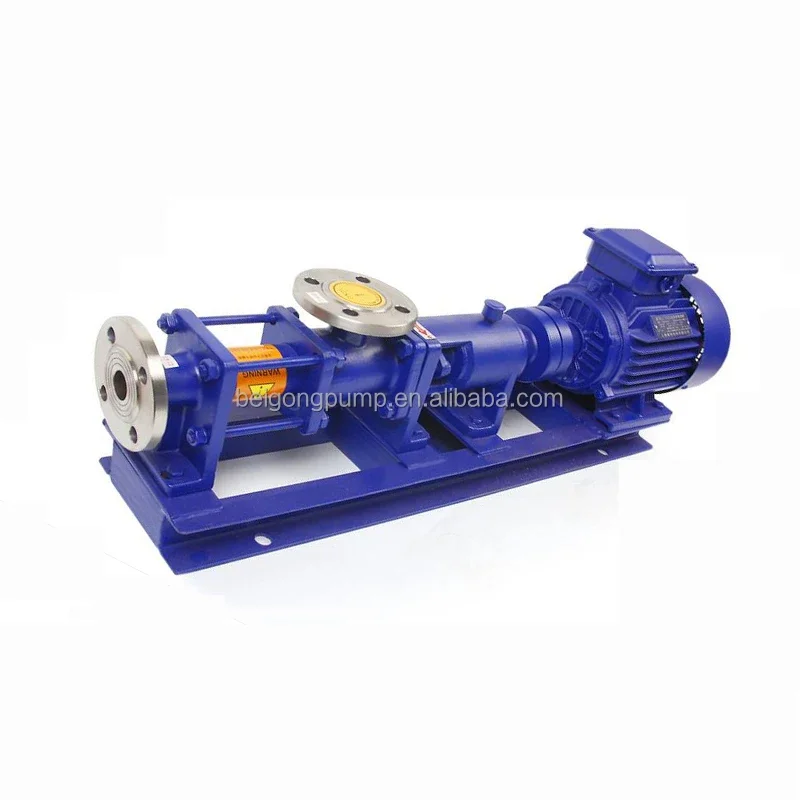 YUNYI high capacity portable heavy duty concrete screw pumps progressive cavity pump hopper oil screw pump china