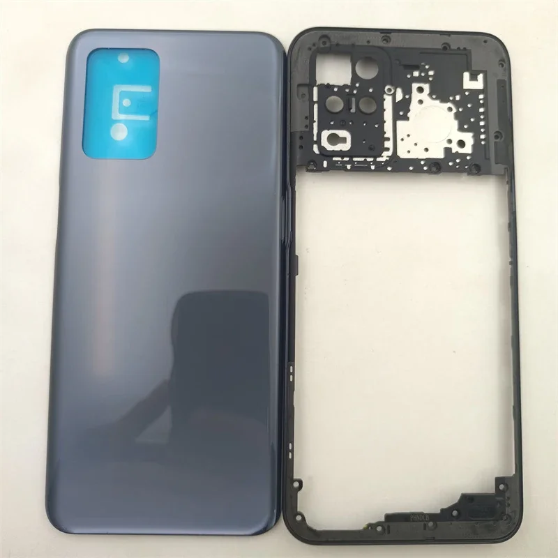 

Полный корпус, средняя рамка + задняя крышка аккумулятора, чехол для задней двери для Oppo Realme 8 4G 5G RMX 3085 RMX 3241