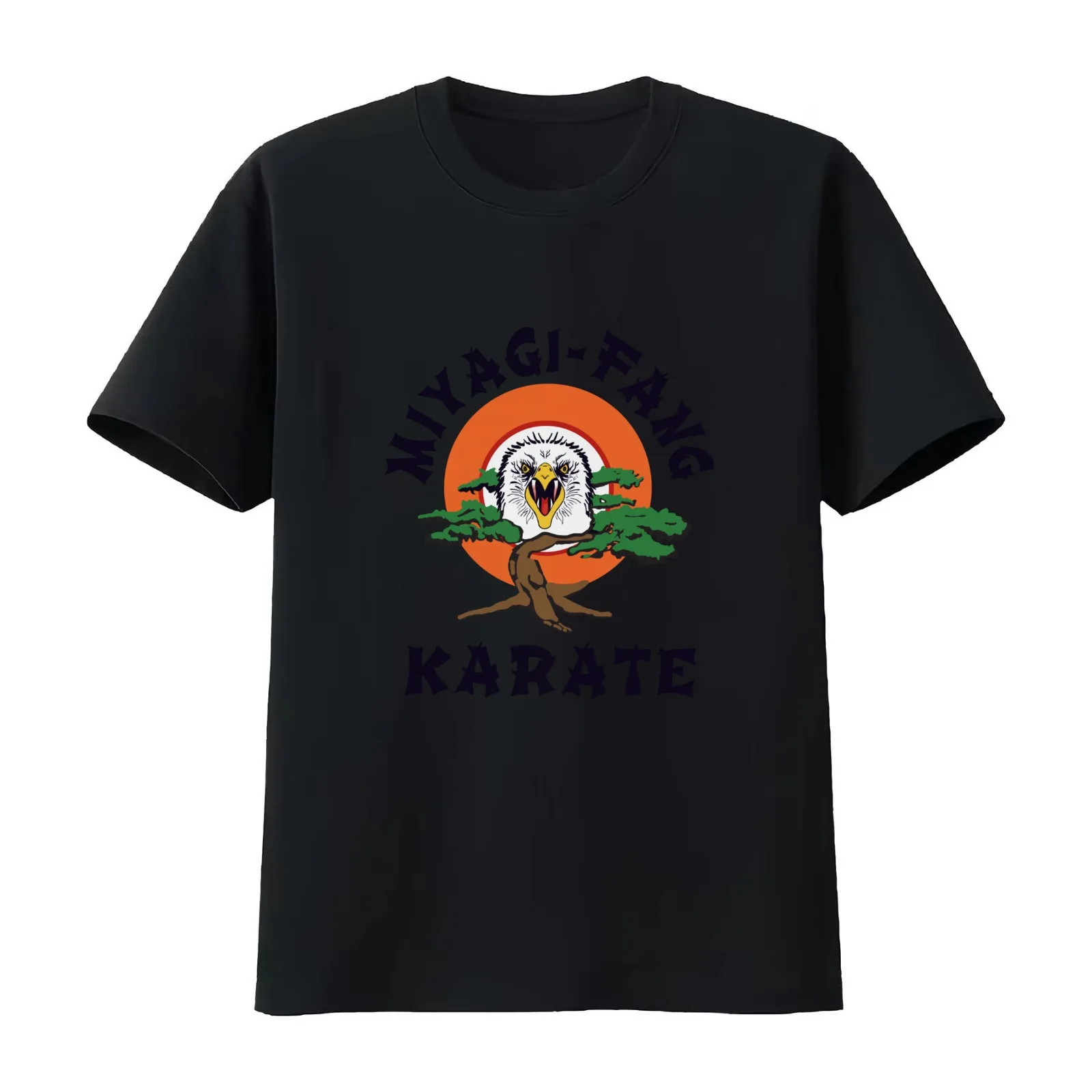 MIYAGI FANG KARATE T-Shirt Summer Casual Cotton Tee Oversized Streetwear Tops Vintage Graphic Print Loose Fit Short Sleeve