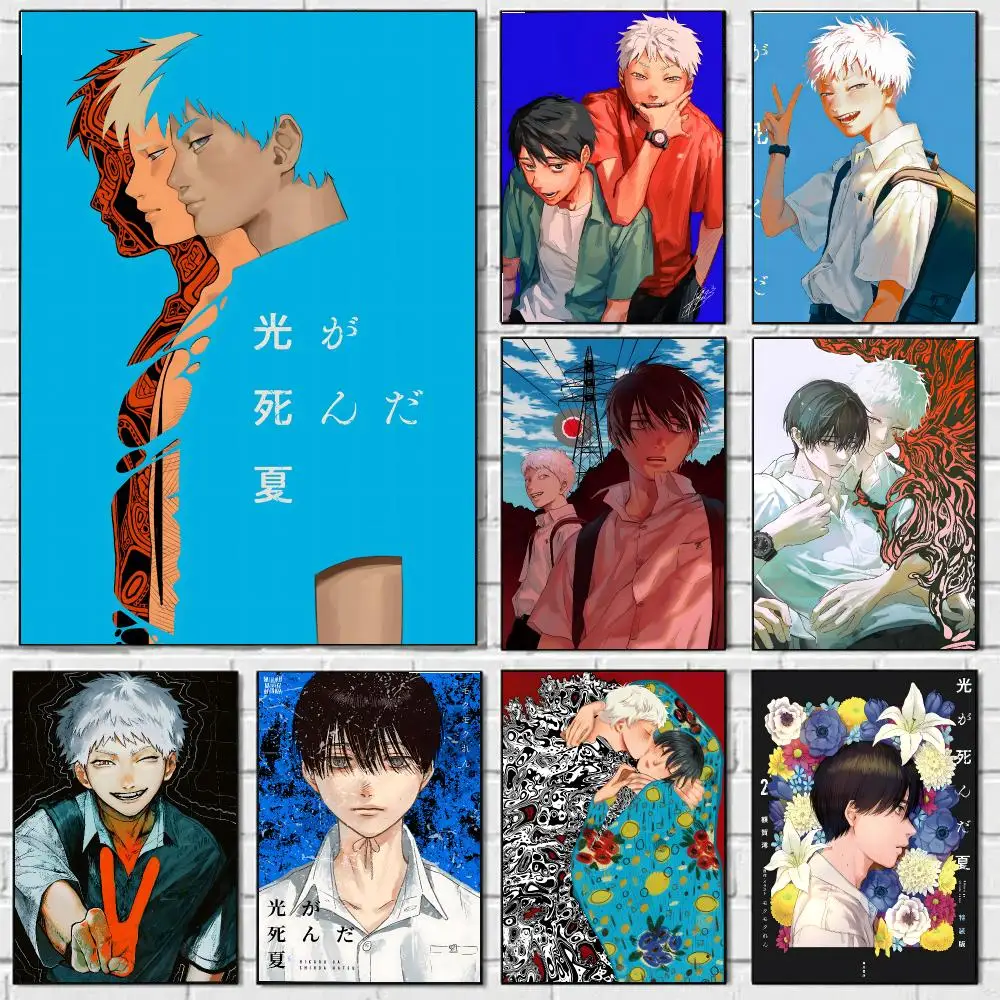 El Verano en que Hikaru Murió - Póster Adhesivo, Mural Decorativo Autoadhesivo para Dormitorio, Sala de Estar, Hogar, Calcomanías de Pared HD, Regalo