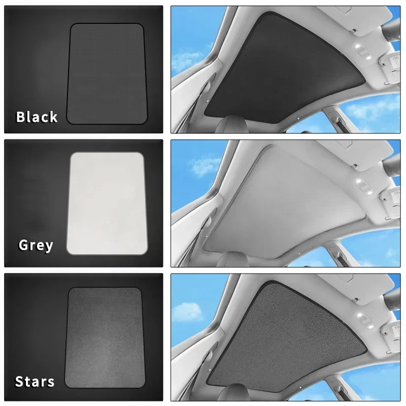 reflective fabric car sunshade for   sun visor   model y  parts