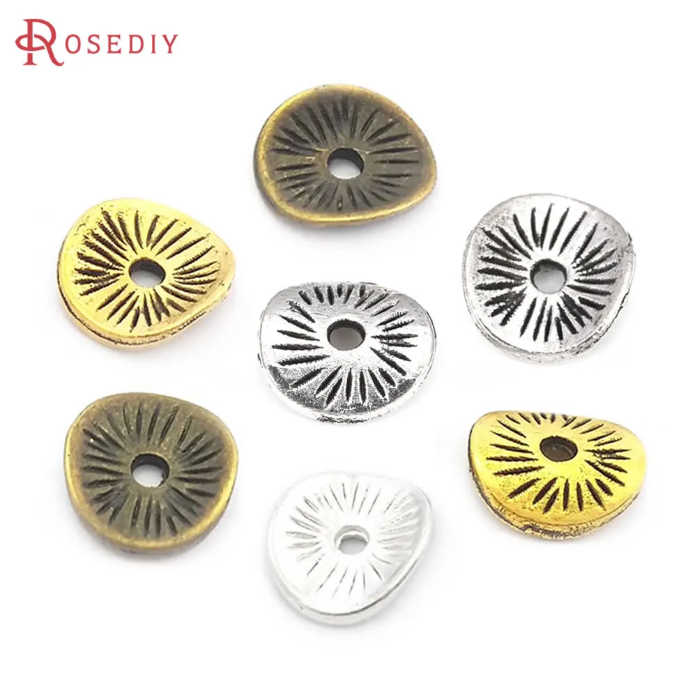 

6x5MM 9x8MM 15x14MM Antique Bronze Zinc Alloy Round Spacer beads Diy Jewelry Making Supplies Necklace Earrings Accessories