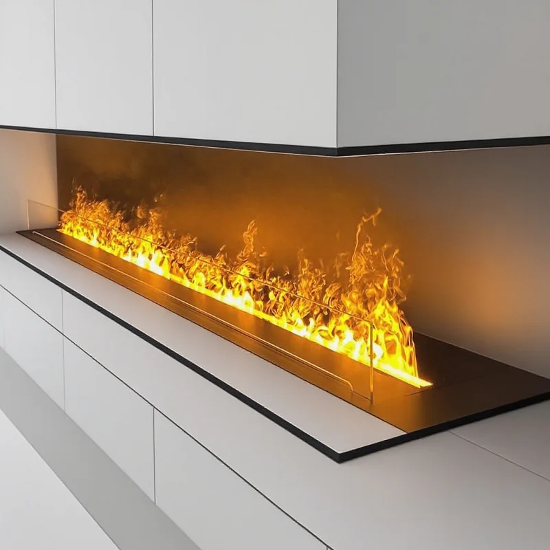 

Декоративный электрический камин для помещений, 30 дюймов, со светодиодным пламенем, встраиваемый, 3D-эффект водяного пара, для отелей