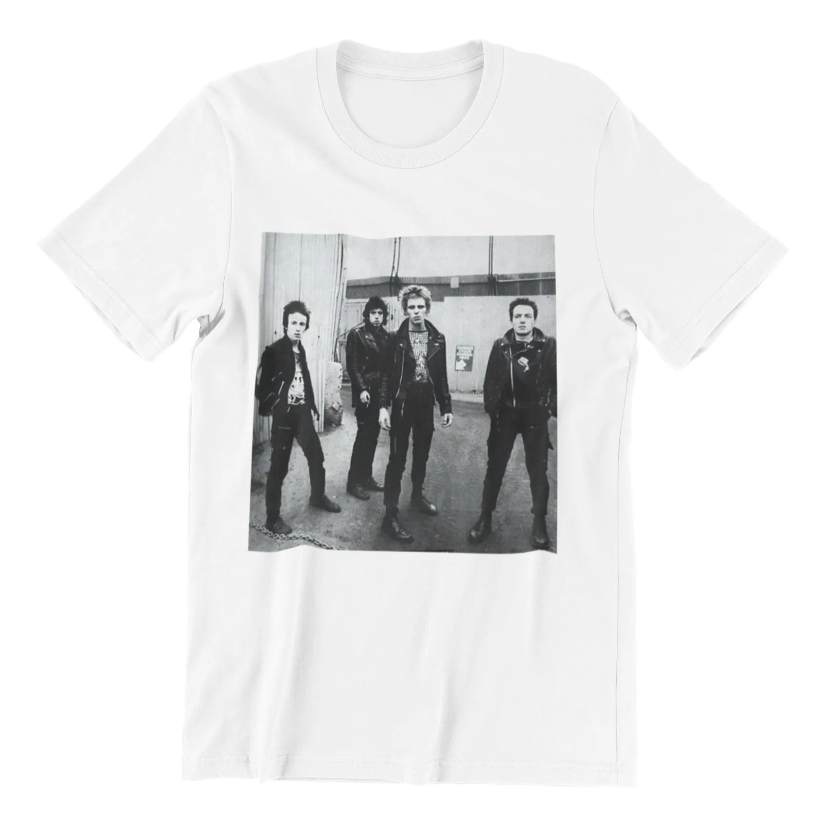 

The Clash Band T-Shirt Punk Rock Retro Tee The Clash Fans Unisex Cotton Shirt