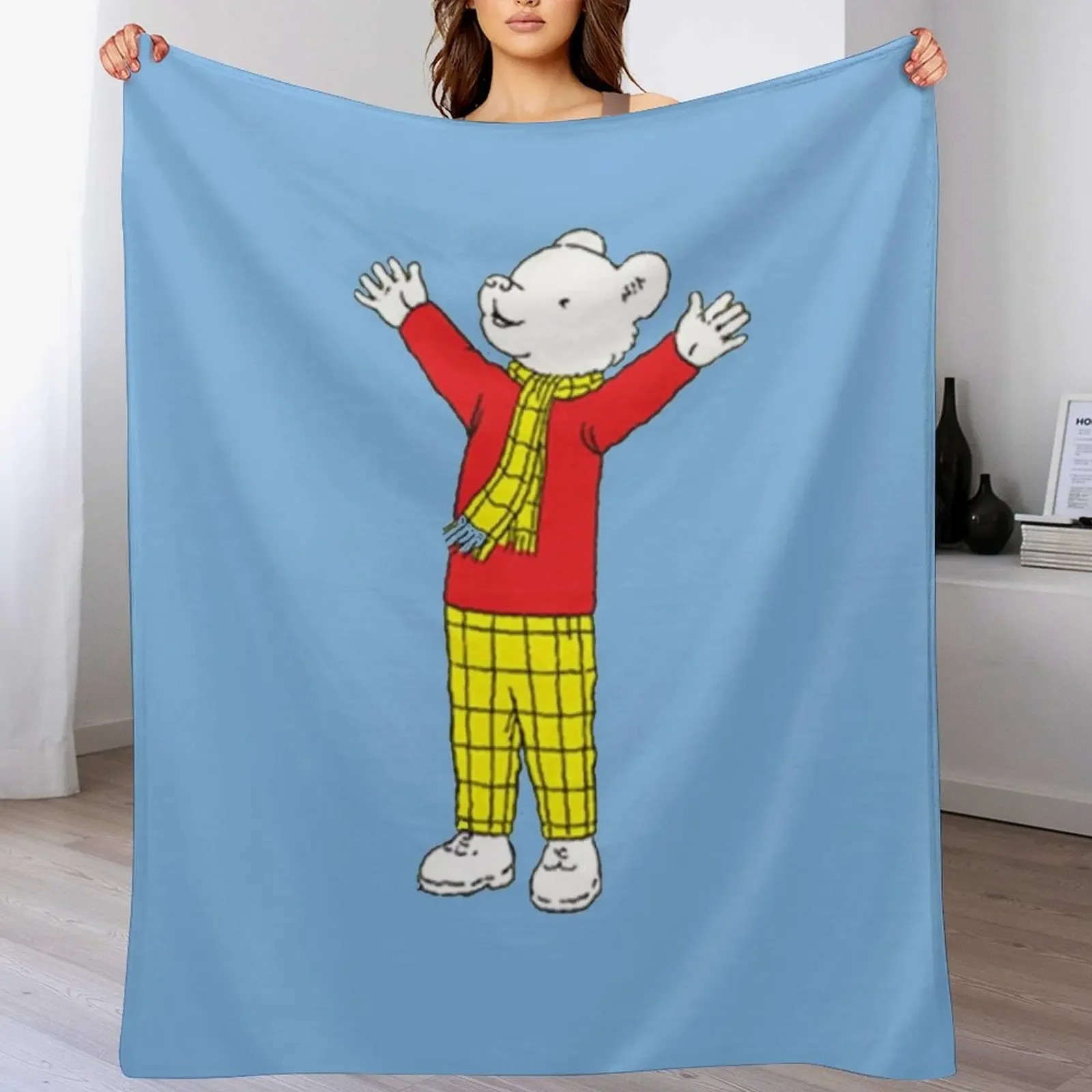 

Rupert Throw Blanket Flannel Single decorative Sofas Blankets