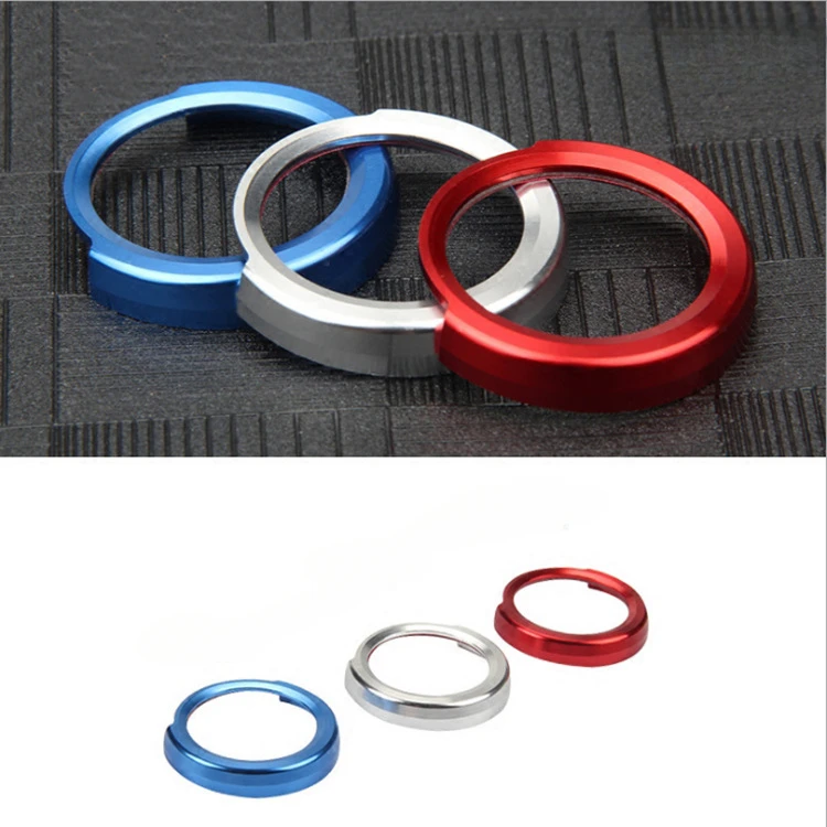 

For BMW 1 2 3 4 Series X1 F48 F20 F21 F30 F32 F33 F34 F36 F45 F46 Car Engine Start button Stickers Ignition Key Ring trim Cover