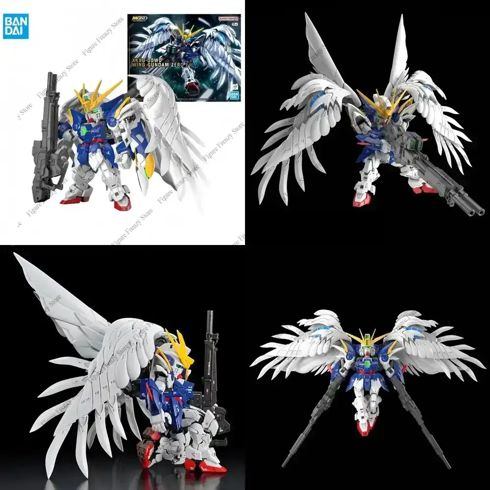 

Special Offer Fast Shipping Bandai MGSD XXXG-00W0 WING GUNDAM ZERO EW Anime Action Figure Robot Collectible Assembly Model