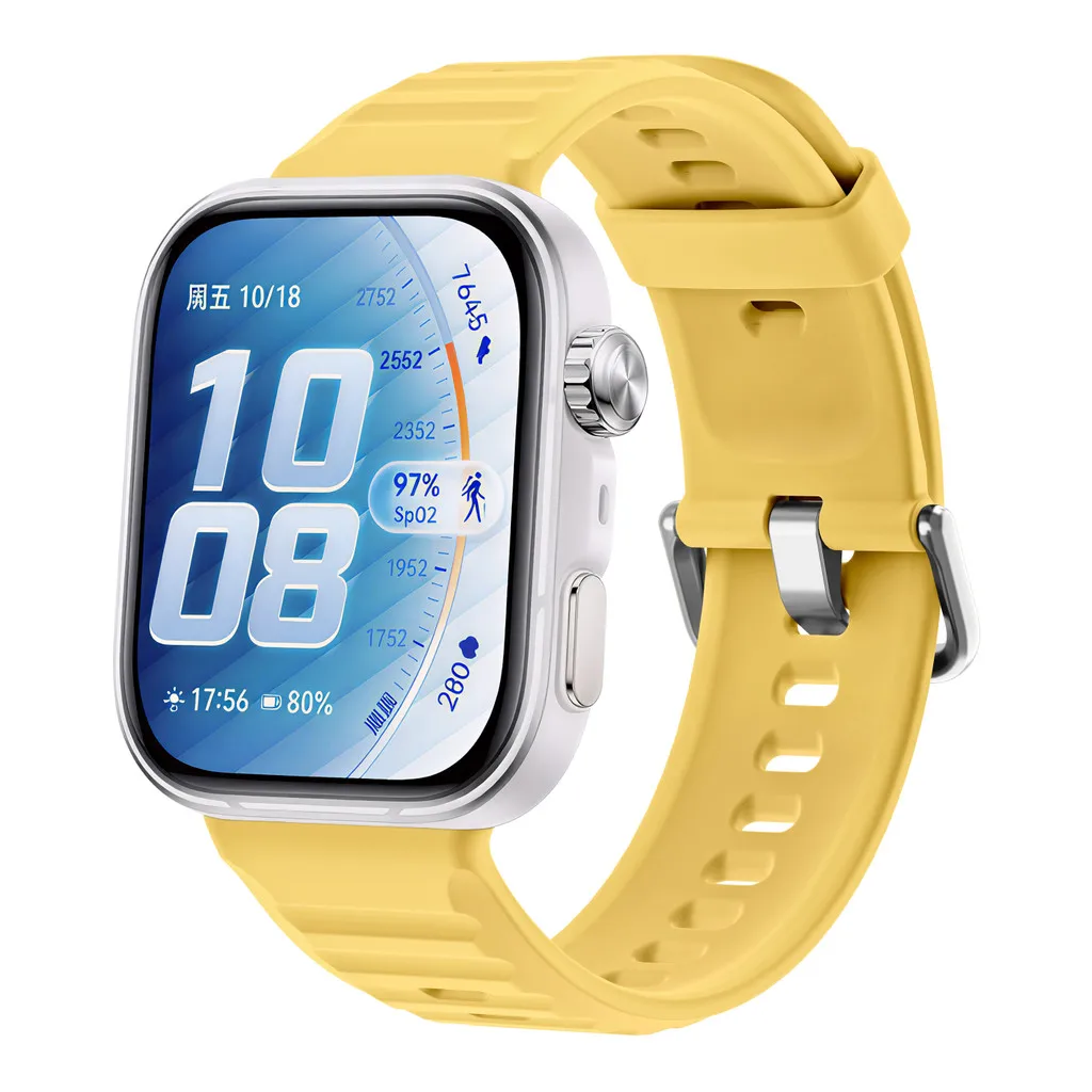 Silikonarmband für Huawei Watch Fit3 Fit4 Fit4Pro Fit 5 Fit5pro Schnellwechsel-Design Wasserdichtes Schweißresistentes Armband