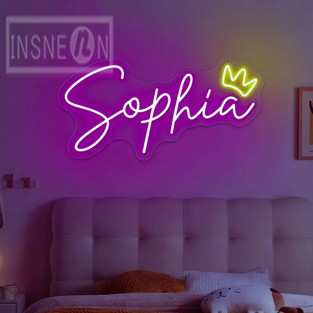 Custom Led Name Sign Gift for Kid Custom Name Signs Teenage Gift Led Neon Sign for Wall Decor Bedroom Decor Personalized Gifts