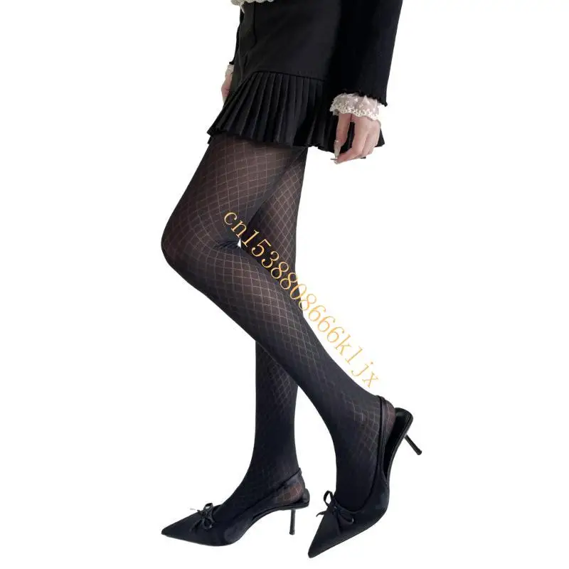 

Women Vintage Tights Patterned Pantyhose Stockings JK Students Tights Pantyhose 066C