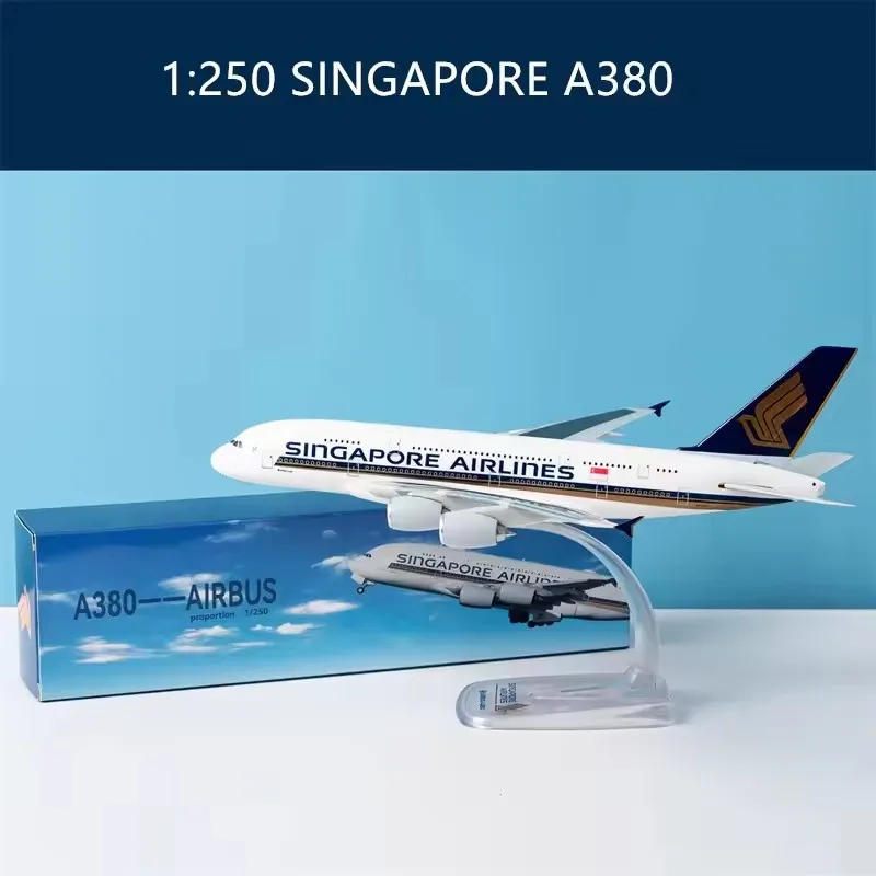 

Новая модель самолета Singapore Airlines A380 в масштабе 1:250 из АБС-пластика для сборки, коллекционирования и демонстрации для фанатов