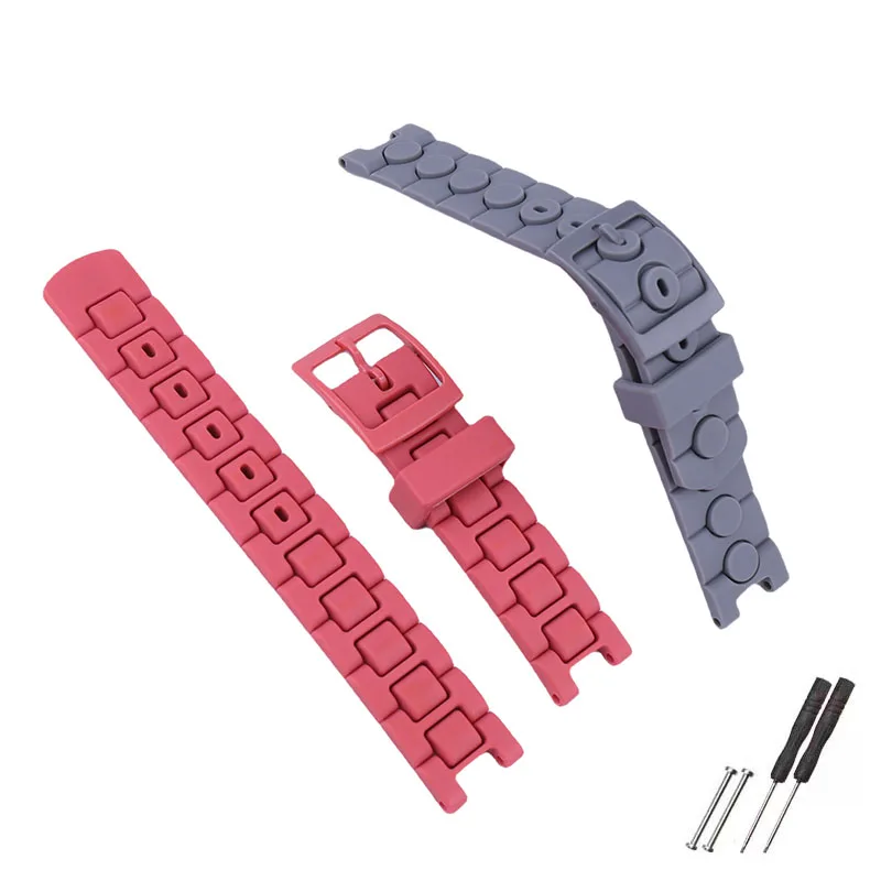 حزام ساعة من الراتنج للرجال والنساء بإبزيم دبوسي متوافق مع ساعة أطفال سواتش فليك فلاك أساور رياضية 16 ملم