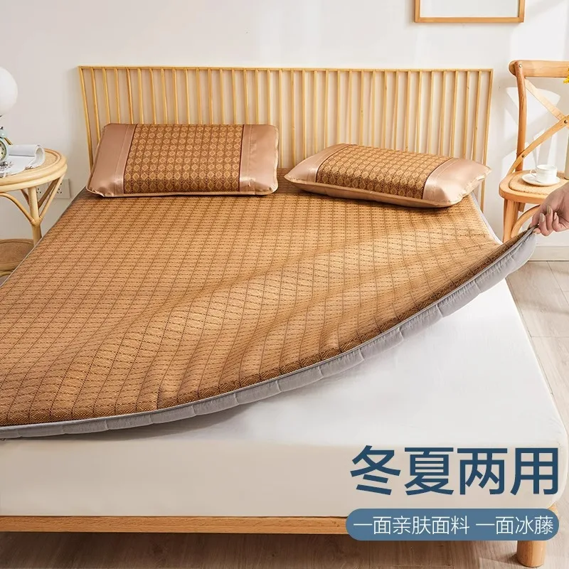 

winter and summer dual-purpose Tatami, summer ice silk cool mat, bed cushion, soft cushion, student dormitory, single person