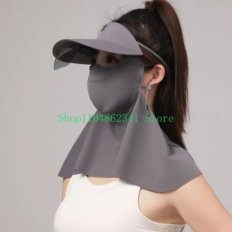 652F Lightweight Sunblock Face Mask Sunglasses For Women Designed For Summer Adventures And Sensitive Skin Neck Coverage