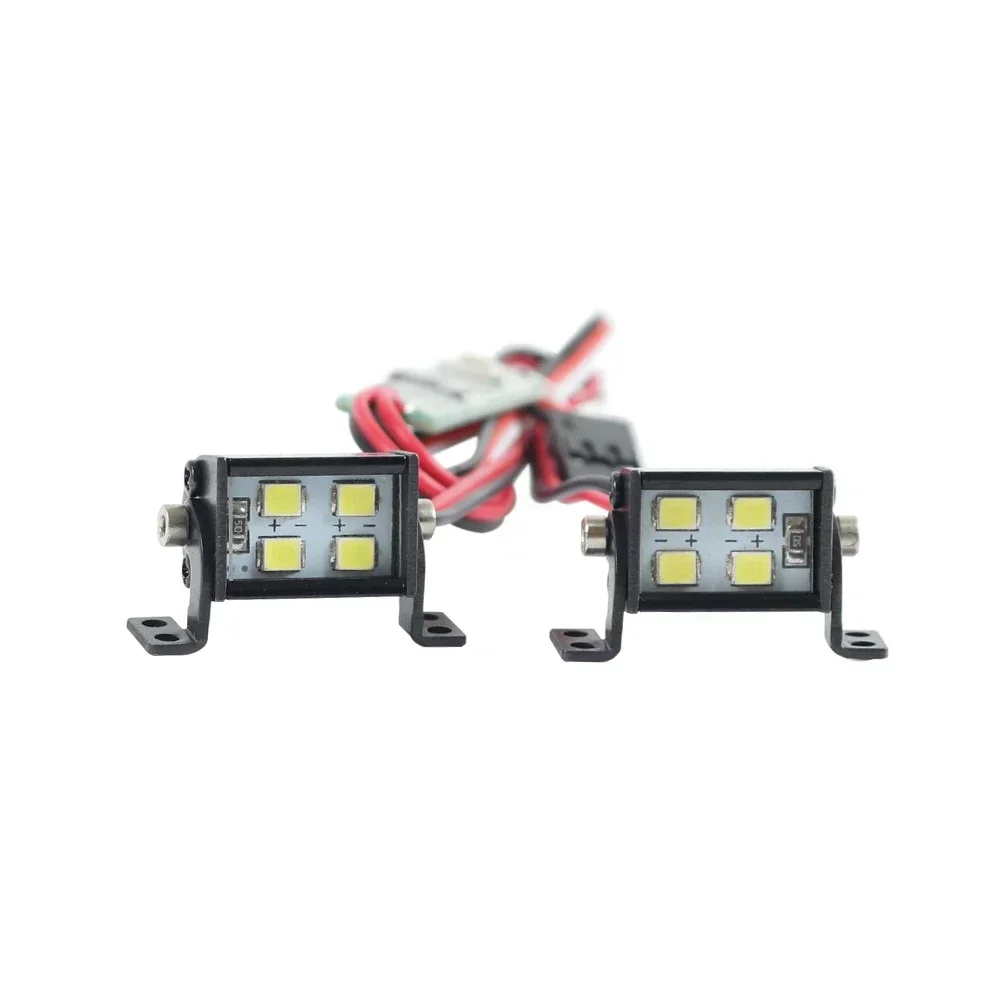 Barre lumineuse LED étanche Super brillante pour voiture sur chenilles RC universelle adaptée pour Axial TRX4 TRX6 D90 avec contrôle CH3