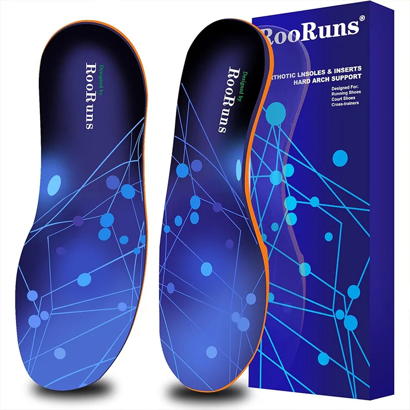 1 Pair Full-Length Orthotics Shoe Insoles-Shock-Absorbing EVA Arch Support for Men and Women - Perfect for Walking,Running ﻿