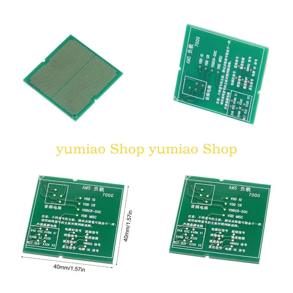 

587B CPU Socket Tester for AM5 CPU Socket Testing Board Diagnostic Tool for Desktop with LED Display and High Stability