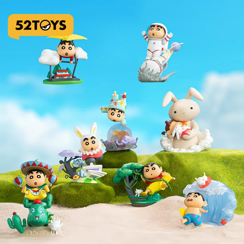 

52TOYS Crayon Shin-chan классическая сцена серии слепая коробка фигурка классическая модная игрушка в подарок декоративные аниме периферийные коллекционные