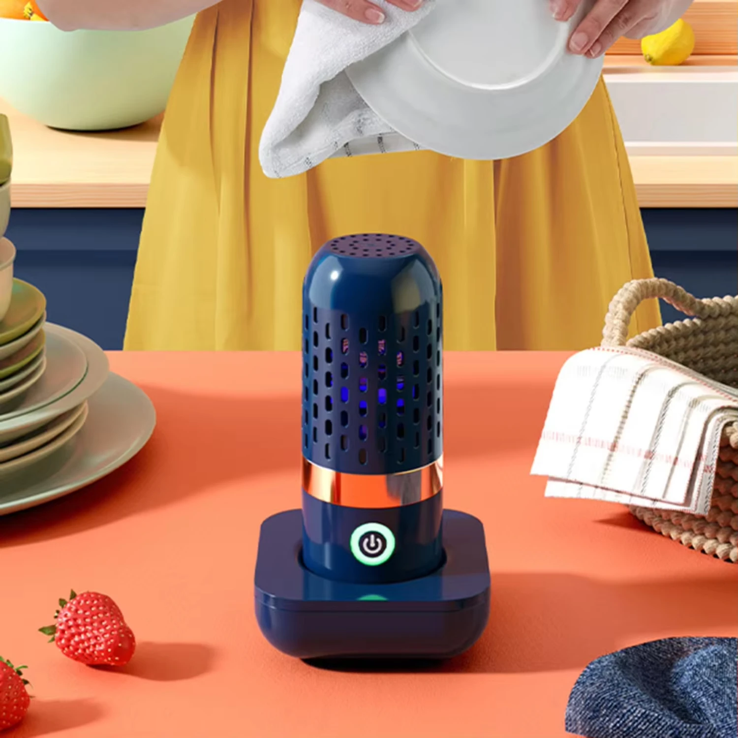 Portable Wireless Fruit Food Purifier Multifunctional Cleaner Machine