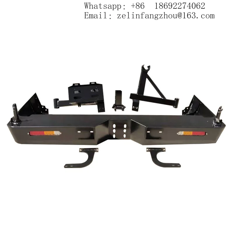 High Quality Auto Accessories For Land Cruiser LC 76 Easy Installation Rear Bumper With Tow Hook Cut-Outs New Condition