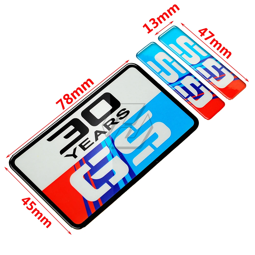 

For BMW GS Decal F850GS R1200GS F650GS F800GS F700GS F750GS G310GS 30TH 30 Years GS Anniversary Tank Pad Stickers