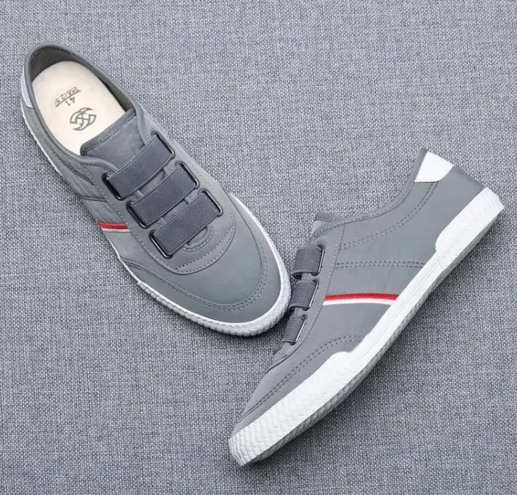 2024 New Shoes for Men Canvas Casual Shoes Spring Summer Fashion Flat Shoes Comfortable Cool Slip-on Loafers