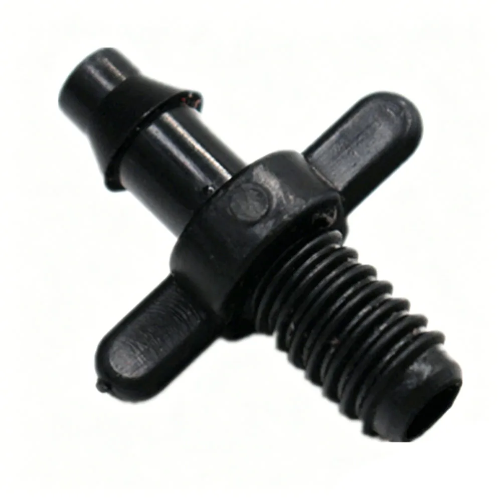 100 Pcs Plastic Thread Adapter For 4 7mm PVC Pipe Garden Drip Irrigation System Sprinkler Nozzle Watering Equipment