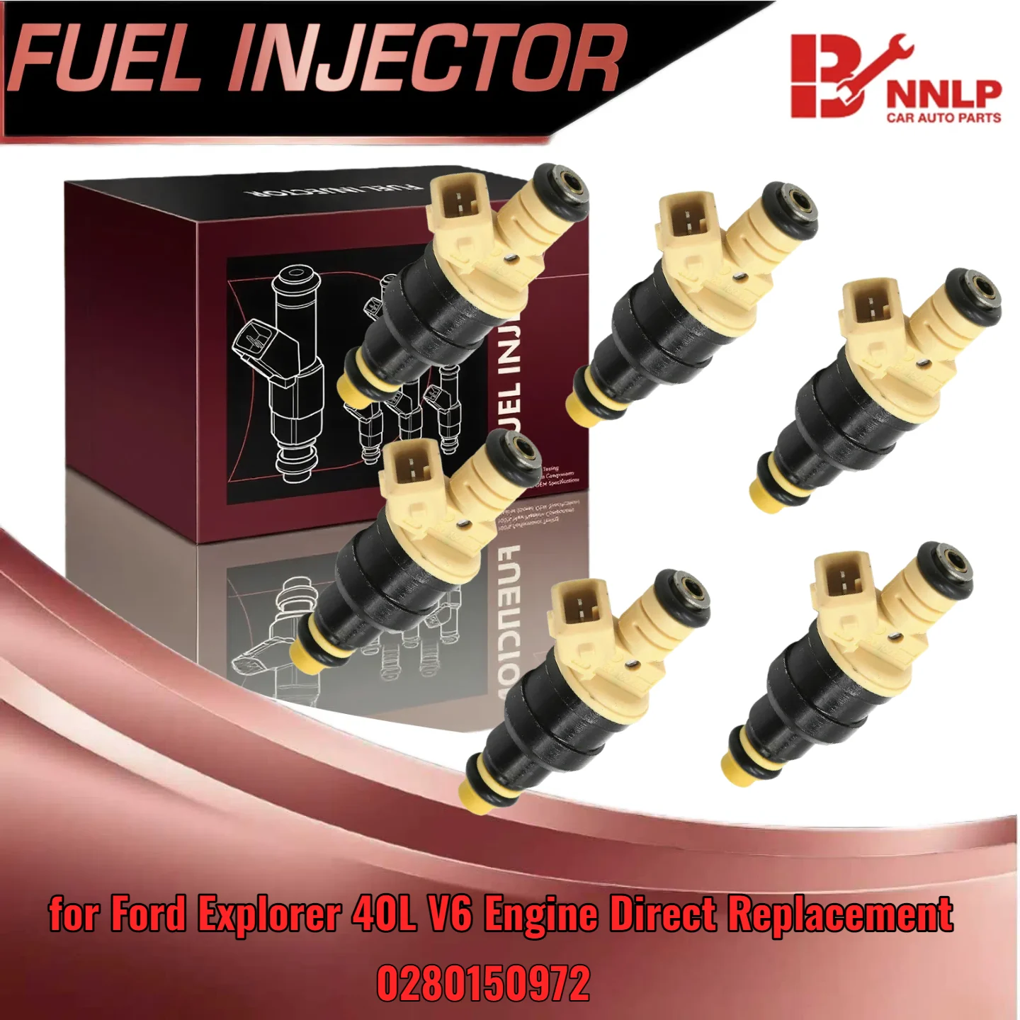 6Pcs Fuel Injector … - image
