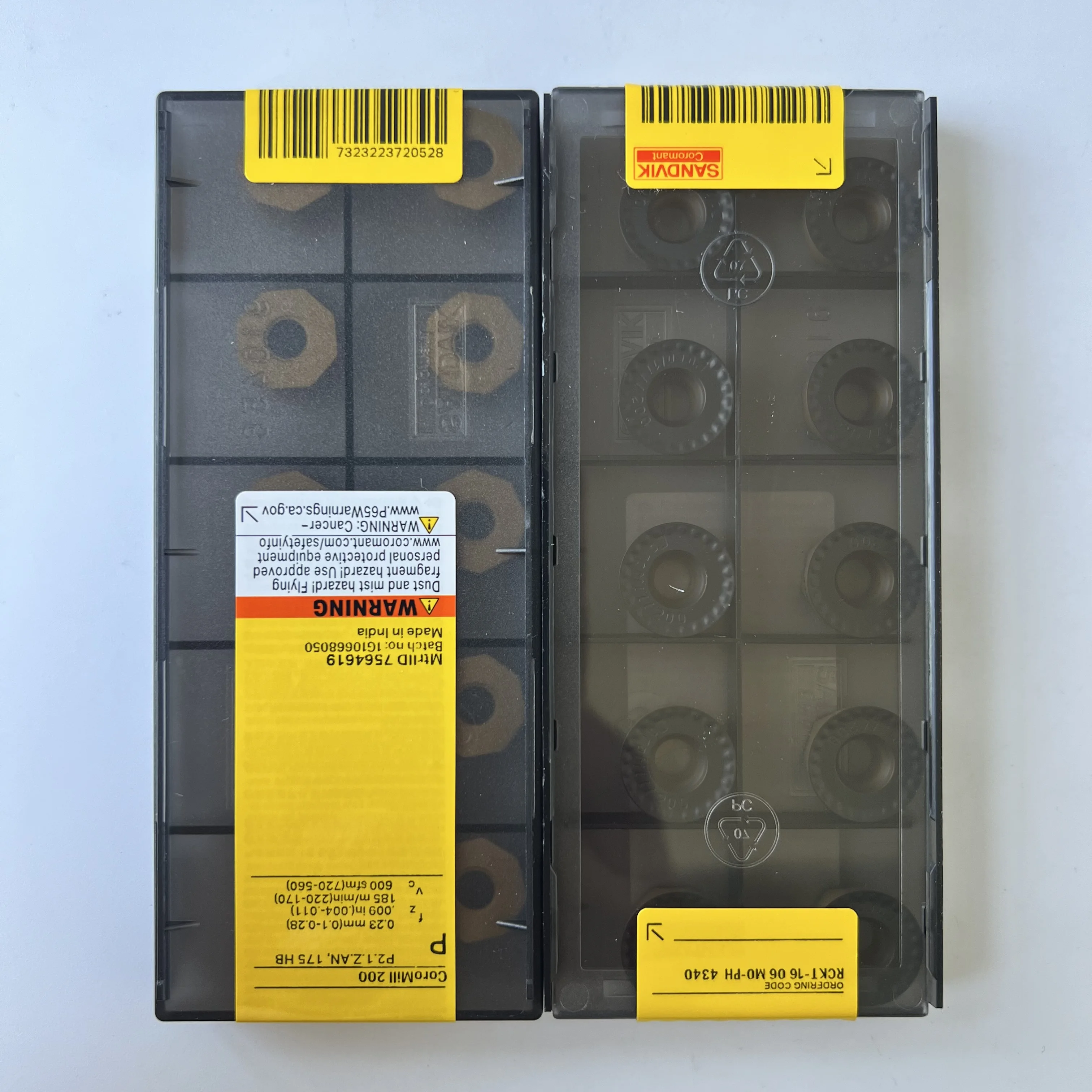 

Hard alloy cutting blades RCKT1606M0-PH 4340 4230