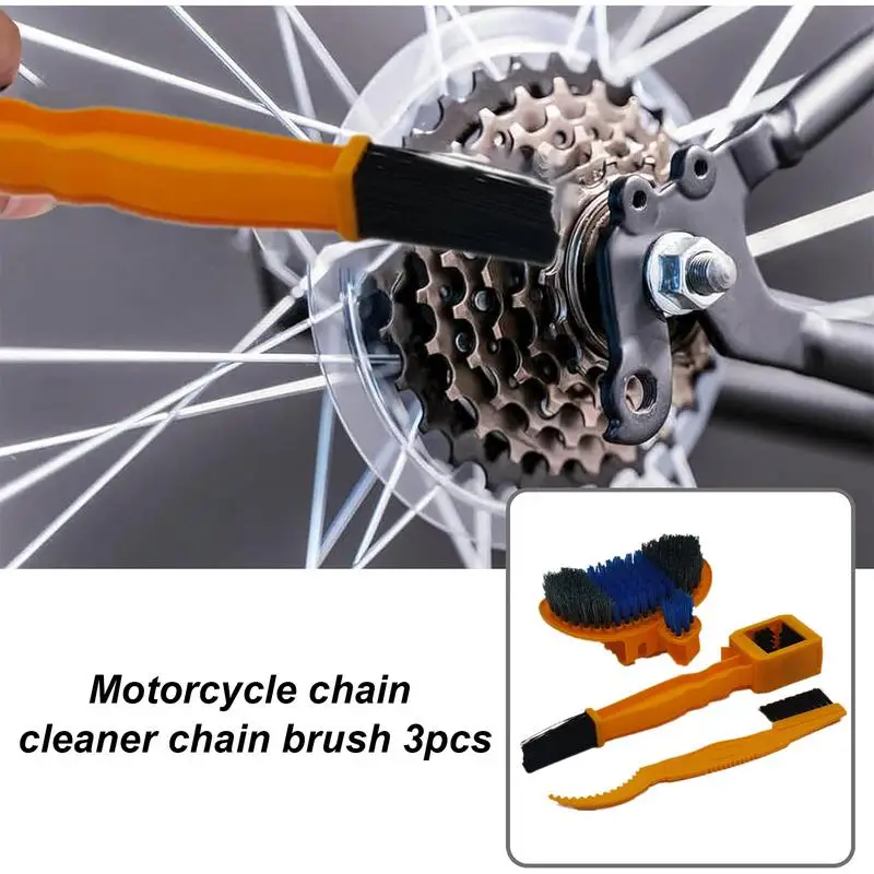 For Refer To Description Bikes Or Motorcycle Chain Washer 3 Pieces Motorcycle Chain Washer Portable Bikes Cleaning Tools Chain