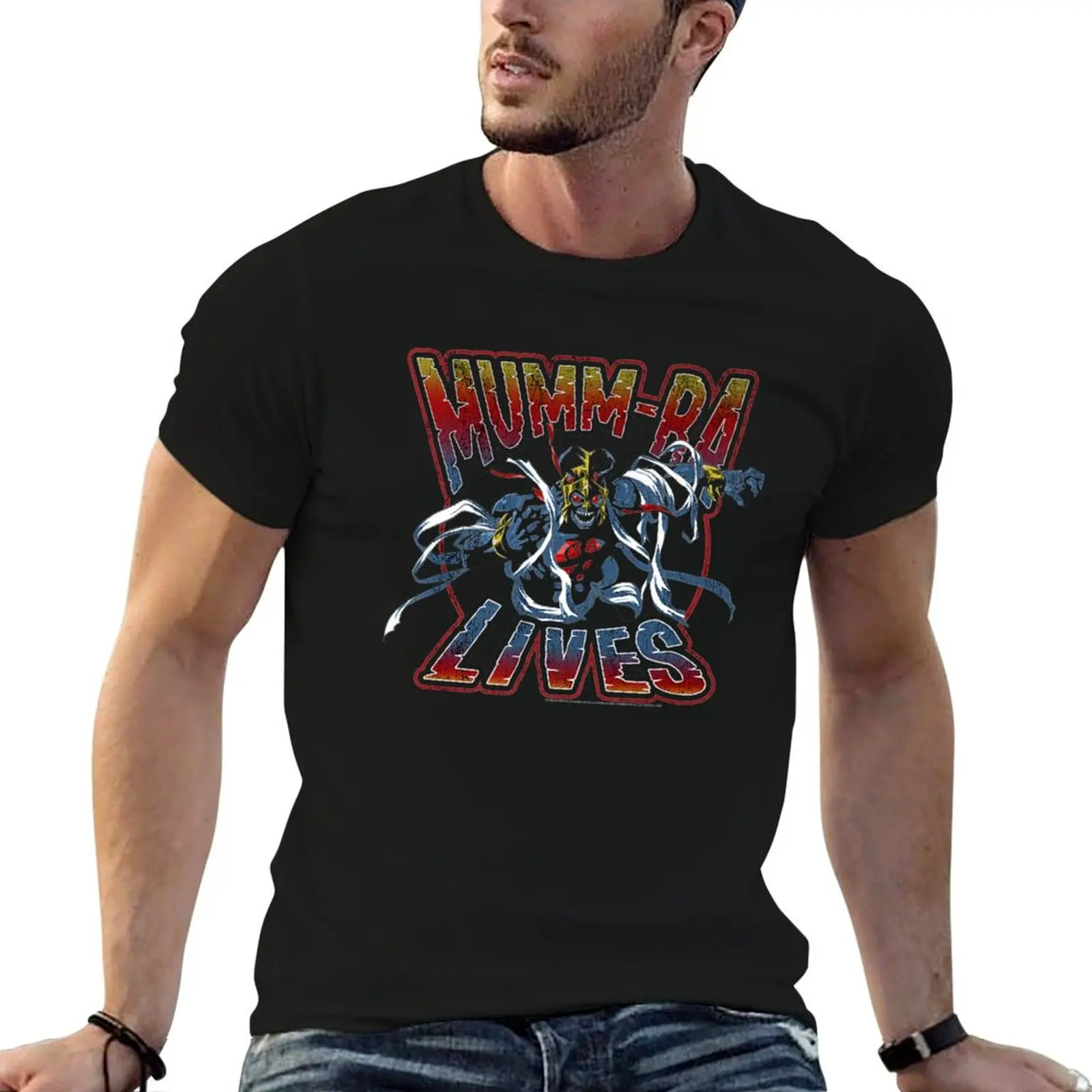 Camiseta Thun.der.cats Ra-Mumm Lives Premium, camisetas de anime para hombre, camisetas de anime para hombre, camiseta suave de algodón