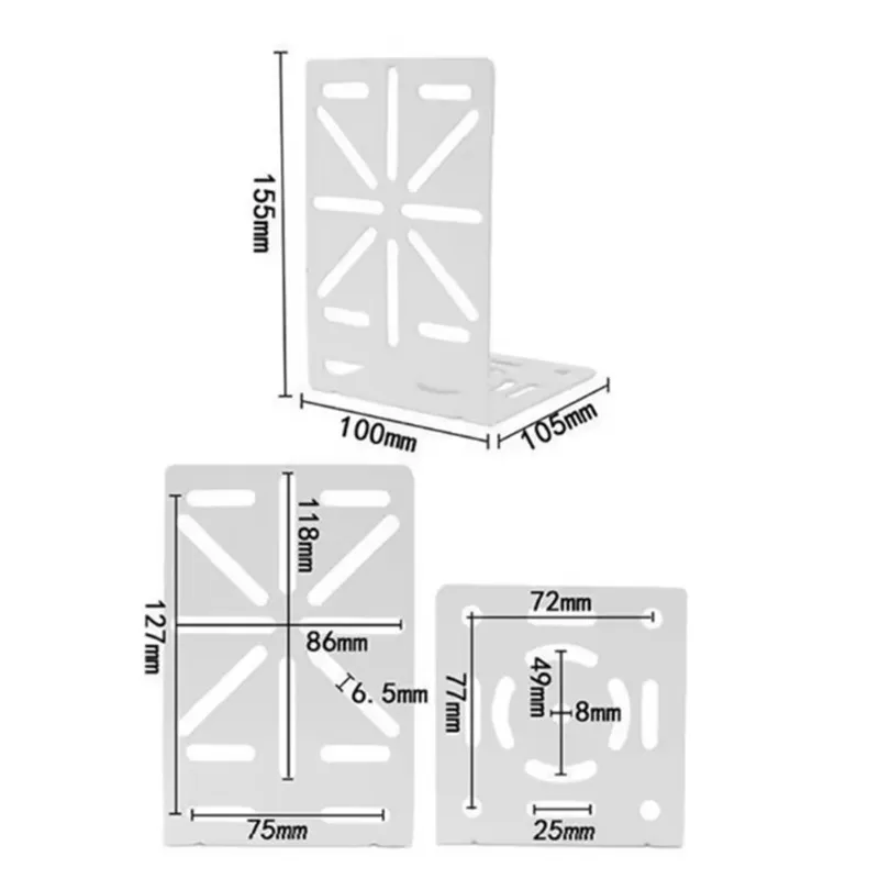 

Кронштейн-адаптер L-образной формы для крепления камеры видеонаблюдения на столб/стену/угол, стальная пластина, для наружного/внутреннего монтажа, H-образный, для Дня благодарения