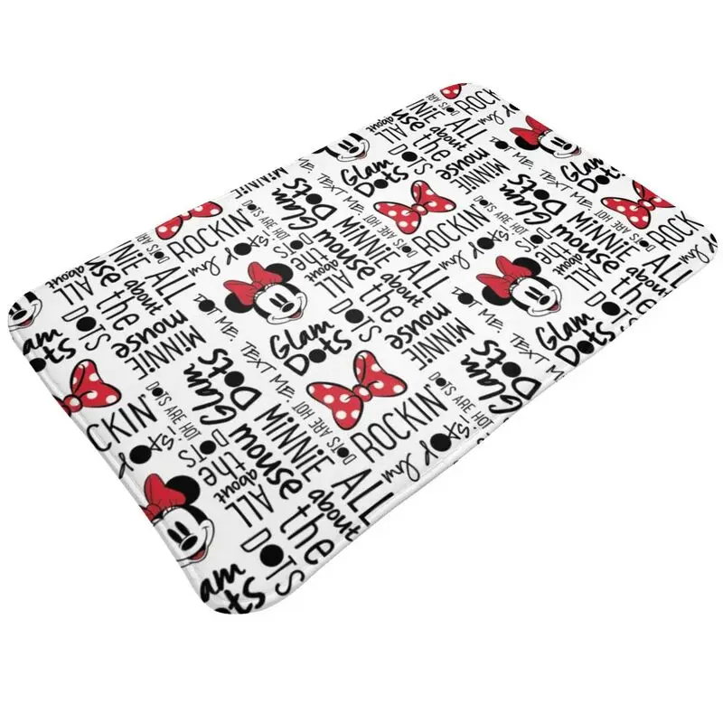 Custom American TV Animation Mickey Mouse Doormat Non-Slip Kitchen Bathroom Mat Toilet Door Floor Entrance Carpet Rug