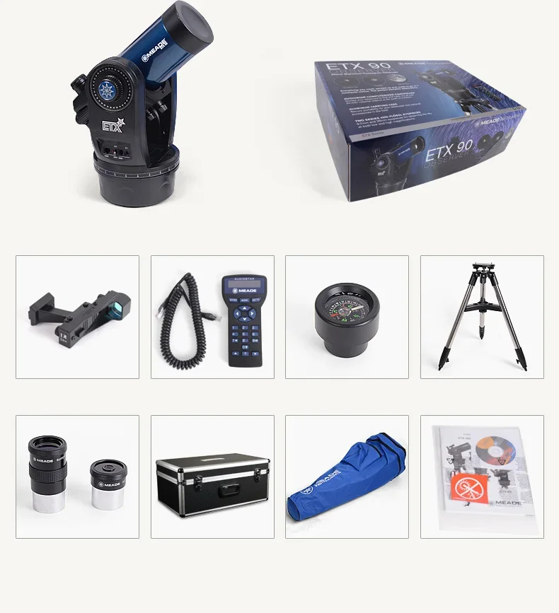 90mm Computerized Auto Tracking Astronomical GOTO Digital Telescope with Control Panel professional astronomical telescope