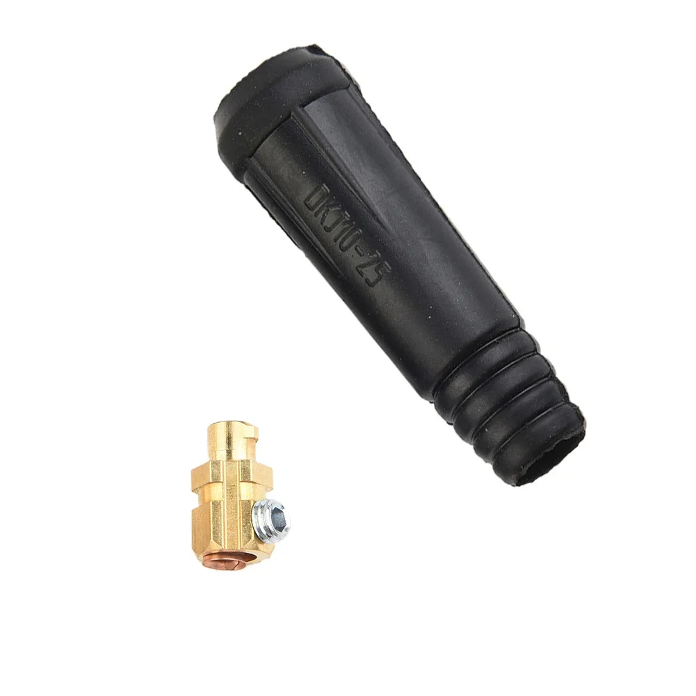 TIG Welding Cable Connector DKJ10 25 Panel Euro Style Quick Fit For 200A Industrial Welding And Cutting Systems