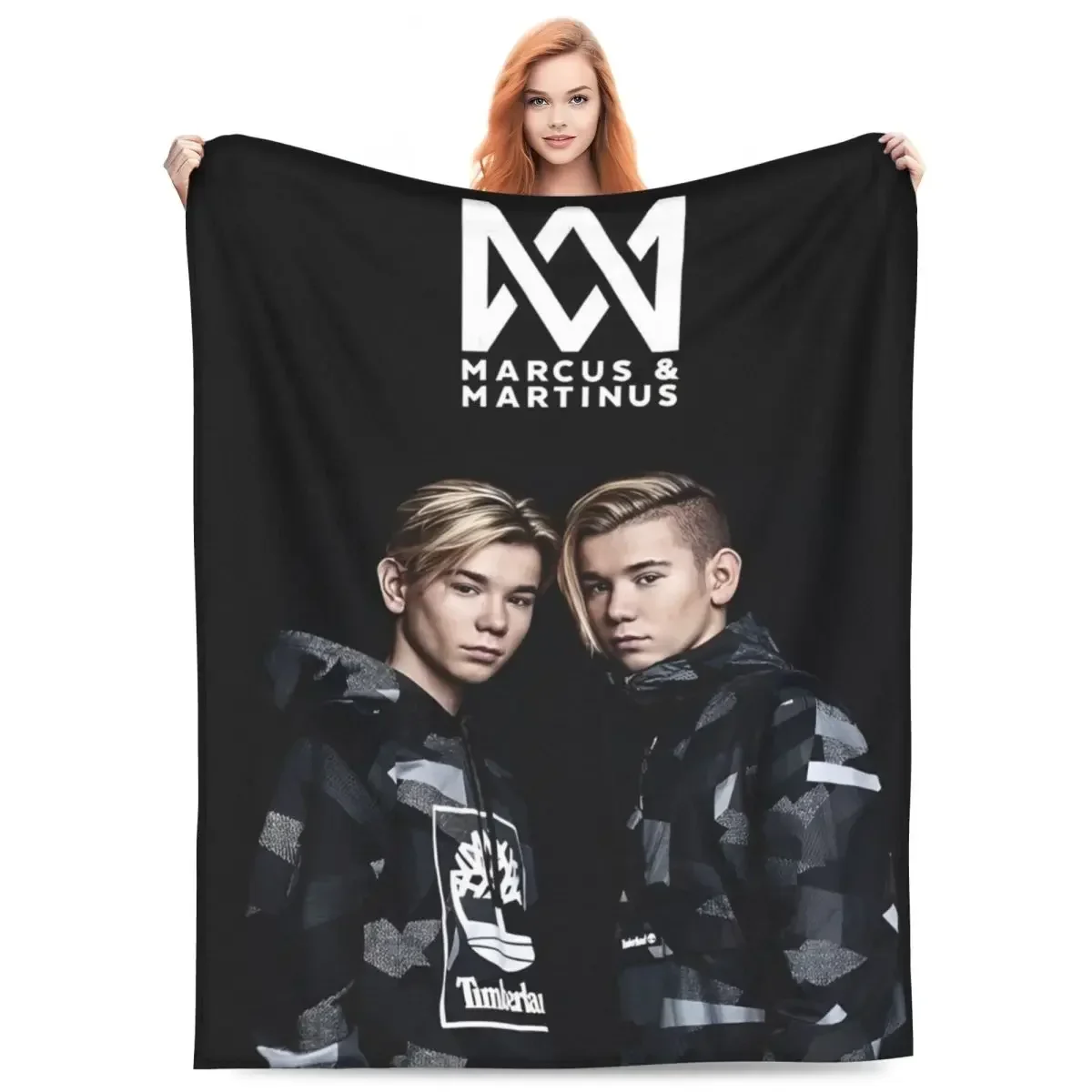 

Marcus And Martinus Twin Boys Bedding Throws MM Singer Flannel Bedspread For Couch Bed Comfortable Sofa Bed Cover