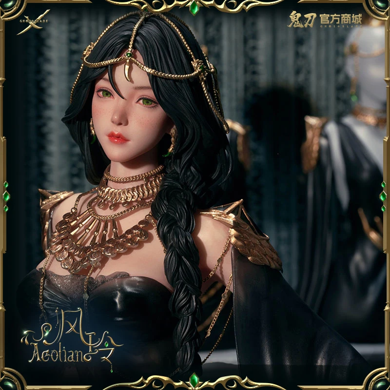 Véritable lame fantôme Anime éolien vent Ling 38 cm Pvc figurine officielle recueillir modèle ornement jouet pour adultes cadeau d'anniversaire